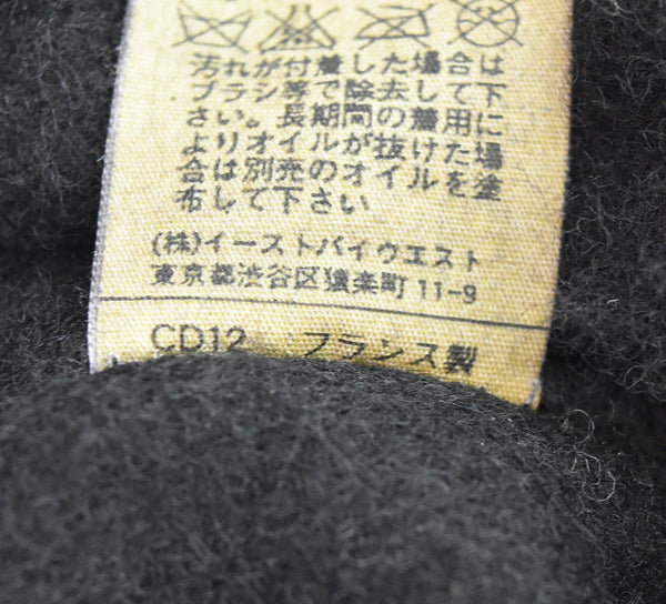 アーペーセー A.P.C. 90's オイルド プルオーバー ハーフジップ ブルゾン エルボーパッチ サイドジップ ブラウン Sサイズ 103MT-3526