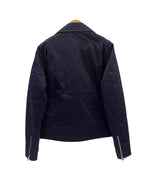 ア ベイシング エイプ A BATHING APE ダブルライダースジャケット コットン地 BAPE 裏地キルティング エイプ ベイプ 裏原 紺 1920-141-013 ジャケット ネイビー Mサイズ 101MT-5128