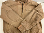 バナナリパブリック BANANA REPUBLIC 80’s 80年代 旧タグサファリ コットン スポーツジャケット  ハンティング リブブルゾン チンストラップ エルボーパッチ  vintage ヴィンテージ ジャケット ベージュ Lサイズ 101MT-4134