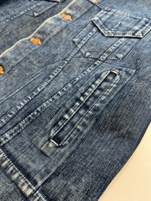 ミハラ ヤスヒロ MIHARAYASUHIRO デニムジャケット Gジャン 21021258 ジャケット ブルー Sサイズ 101MT-5456