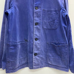 【曜日割引対象外】 ヴィンテージ vintage 40's 50's FRENCH MILITARY フランス軍 ヘリンボーン カバーオール ジャケット ネイビー 48サイズ 201MT-4479 VB