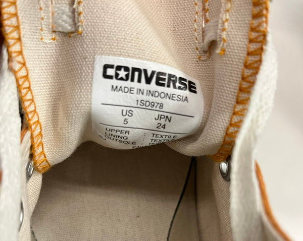 コンバース CONVERSE TREKWAVE Z HI トレックウェーブ 厚底  1SD978 レディース靴 スニーカー オレンジ 24cm 101sh-2139