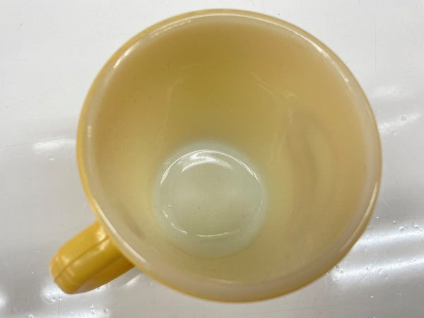 ファイアーキング Fire-King 60s 70s NUTRICIA Cecemel Mug ニュートリシア セセメル マグ 企業ロゴ USA製 耐熱 マグカップ 黄 その他 ロゴ イエロー 104Z-21