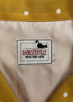 ギャングスタービル GANGSTERVILLE  OPEN COLLAR SHIRT オープン カラー シャツ GSV 開襟 半袖 アロハ ハワイアン マスタード 黄 GSV-20-SS-26 半袖シャツ ドット・水玉 イエロー Mサイズ 104MT-1322