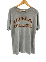 チャンピオン Champion 80s 80's トリコタグ 霜降りグレー 8812 IOWA COLLEGE カレッジロゴ プリントTシャツ MADE IN USA アメリカ製 Tシャツ グレー LLサイズ 101MT-3723