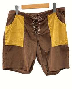 サブカルチャー Subculture CORDUROY SURF SHORTS コーデュロイ サーフ ショーツ ショート 茶色 SSP-S2103 ハーフパンツ ブラウン サイズ3 104MB-68