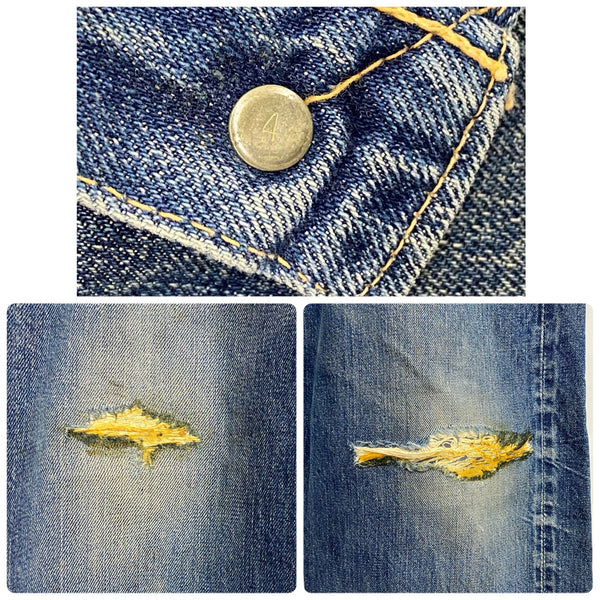 【曜日割引対象外】 リーバイス Levi's 60's 70's 501 BIG E デニムパンツ ボタン裏4 紙パッチ デニム ブルー W38サイズ 201MB-970 VB