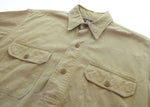 ダブルアールエル RRL ラルフローレン 90s 90年代 三ツ星タグ ワークシャツ 茶 長袖シャツ ブラウン 103MT-2390