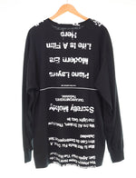 タカヒロミヤシタ  TAKAHIROMIYASHITA  THE SOLOIST ザ ソロイスト  22ss  sc.0196ss22 44 ロンT ブラック 103MT-2798