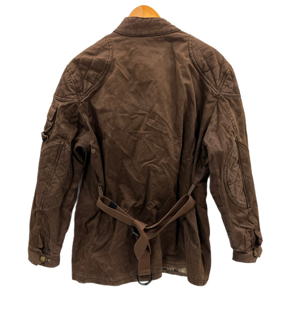 ベルスタッフ BELSTAFF パテッドジャケット TRIALMASTER LEGEND 2007 4ポケット コットンキャンバス made in ENGLAND イングランド製 XXL ジャケット ブラウン 101MT-5367
