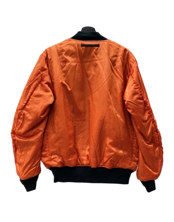 アビレックス AVIREX REVERSIBLE FLIGHT JACKET リバーシブル フライト ジャケット MA-1 ボンバー ジップアップ アウター 黒 6152217 ジャケット ロゴ ブラック XLサイズ 104MT-2169