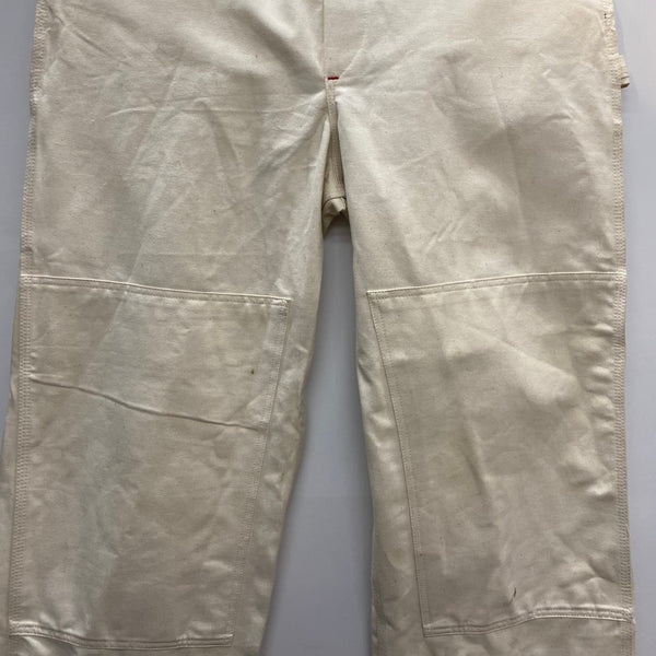 【曜日割引対象外】 カーハート Carhartt 80's USA製 オーバーオール 100周年 64310 つなぎ・オーバーオール ホワイト 40×34サイズ 201MB-1008 VB