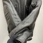 【曜日割引対象外】 アメカジ系 LEATHER ITEM レザージャケット コート ジャケット ブラック 50サイズ 201MT-4461 VB