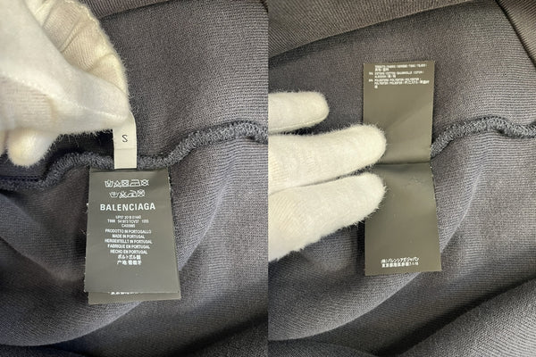 バレンシアガ BALENCIAGA SPEED HUNTERS HOODIE スピードハンターズ プルオーバー フーディ 黒 TS88 541873 TCV37 パーカ ブラック Sサイズ 101MT-5193