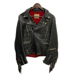 【曜日割引対象外】 ルイスレザー Lewis Leathers 70’s~ LIGHTNING ライトニング 青羽タグ CLIX ZIP レギュラーフィット ジャケット ブラック 201MT-3441 VB