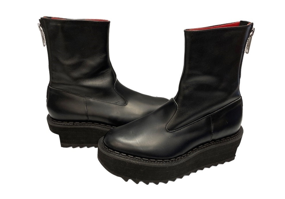 サイバーダイン CYbERdYNE × GEORGE COX ジョージコックス Rocking Boots ロッキンブーツ ZIP BOOT  大英帝国厚底不良靴 黒 15363 メンズ靴 ブーツ その他 ブラック サイズ 8 101-shoes1501 | 古着通販のドンドンサガール