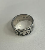 シルバー Silver BEAR & BROKEN ARROW STERLING SILVER RING ベア アンド ブロークンアロー スターリングシルバー ピンキーリング  メンズジュエリー・アクセサリー インディアンジュエリー 指輪・リング シルバー 101G-207