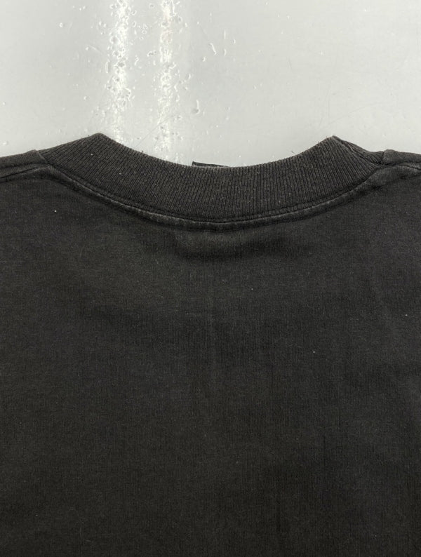 ヴィンテージ vintage 90s Harley Davidson ハーレー ダビッドソン 3D EMBLEM T-SHIRT エンブレム Tシャツ イーグル 前面プリント 黒 Tシャツ ロゴ ブラック Lサイズ 104MT-1210