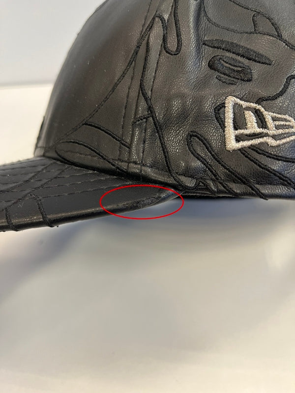 ア ベイシング エイプ A BATHING APE New Era ニューエラ 合皮 レザー 黒 AAPCPM4785XXD 帽子 メンズ帽子 キャップ ブラック 101hat-158