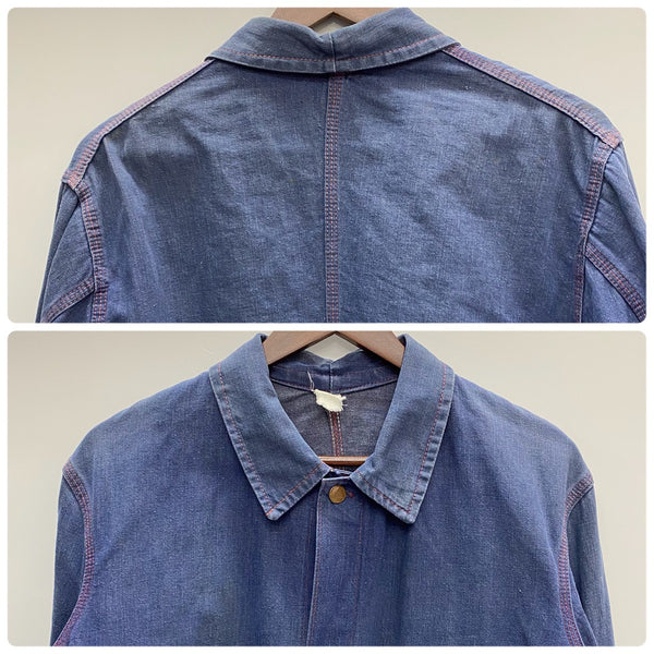【曜日割引対象外】 ヴィンテージ vintage 60's～ デニム カバーオール ストア系ブランド ジャケット ブルー 201MT-3452 VB