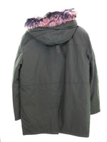 マイケルコース MICHAEL KORS Benson Faux Fur Trim Woven Parka ベンソン ファー パーカー 中綿 アウター OLIVE オリーブ MC27350 XS ジャケット グリーン SSサイズ 103MT-2198