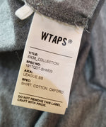 ダブルタップス WTAPS LEAGUE SS SHIRT COTTON OXFORD リーグ ベースボールシャツ 半袖 シャツ 191TQDT-SHM03 3 半袖シャツ グレー 103MT-2967