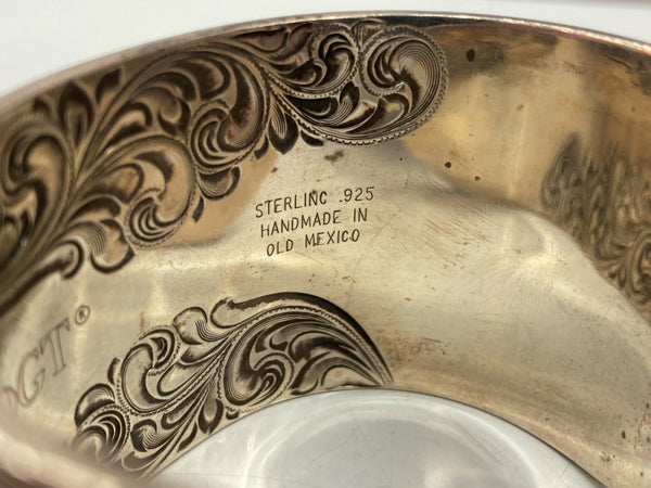 ボグト Vogt Silversmith Silver Bangle シルバー バングル 彫刻 ウエスタン ブレスレット 925 茶 銀  メンズジュエリー・アクセサリー バングル 総柄 シルバー 104A-29