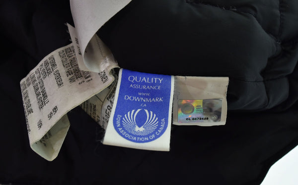 カナダグース CANADA GOOSE down vest ロゴ 刺繍 ダウンベスト黒 68F8490 ベスト ブラック Sサイズ 103MT-2820