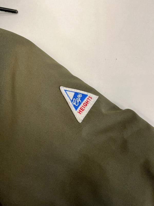 ケープハイツ Cape HEIGHTS ダウンコート ダウンジャケット フード ファー ジャケット カーキ SSサイズ XS 101LT-205