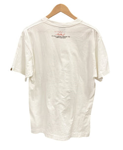 ア ベイシング エイプ A BATHING APE FUTURA NIGO FLAVOR FLAV Tee BAPE SOUNDS FROM NEWYORK TO TOKYO 白 半袖 Tシャツ プリント ホワイト Lサイズ 101MT-2326