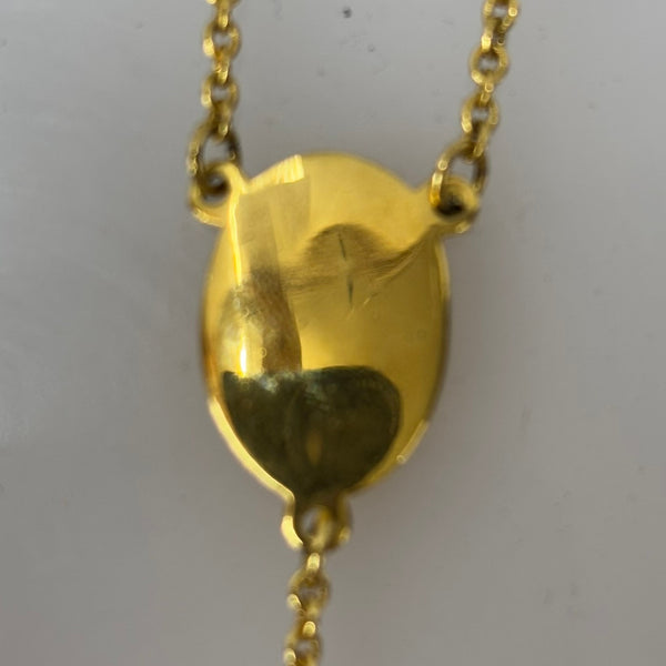 【中古】ドルチェアンドガッバーナ DOLCE&GABBANA Rosary necklace with natural gemstones メンズジュエリー・アクセサリー ネックレス・ペンダント ゴールド フリーサイズ 201goods-563