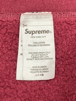 シュプリーム SUPREME 21AW BOX LOGO HOODED SWEATSHIRT ボックス ロゴ フーディー スウェットシャツ プルオーバー パーカー 裏起毛 プラム 赤 パーカ 刺繍 レッド Lサイズ 104MT-997