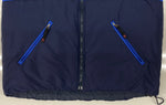 ラルフローレン RalphLauren POLO SPORT 90s REVERSIBLE DOWN PUFFER JACKET リバーシブル ダウン パファー ジャケット ジップアップ アウター 青 紺 ジャケット ロゴ ネイビー Mサイズ 104MT-2143