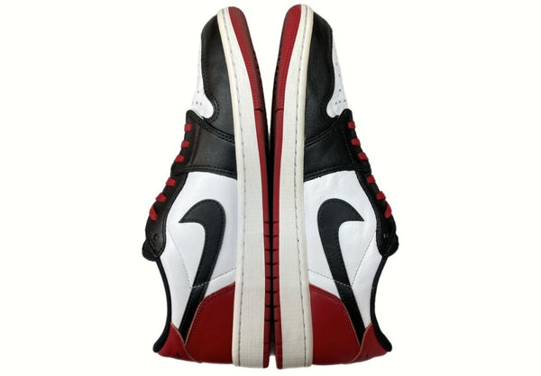 ナイキ NIKE 23年製 AIR JORDAN 1 LOW OG BLACK TOE エア ジョーダン ロー ブラック トゥ AJ1 つま黒 白 赤 黒 CZ0790-106 メンズ靴 スニーカー ホワイト 28cm 104-shoes629