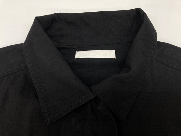 シールームリン Sea Room lynn 受注生産 over loose jumpsuit ジャンプスーツ オールインワン コットン 綿 デザイン カジュアル BLACK 黒 つなぎ・オーバーオール ブラック フリーサイズ 104LB-41