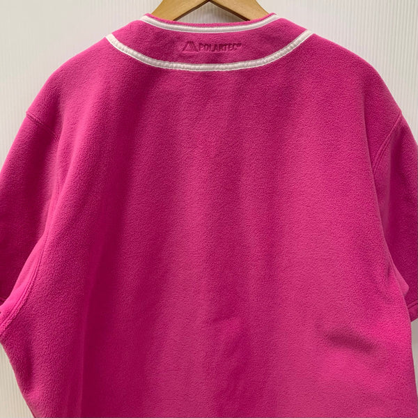 シュプリーム SUPREME FW24 Polartec Baseball Jersey 半袖シャツ ピンク Mサイズ 201MT-4177