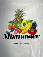 ダブルタップス WTAPS MIXMASTER VITAMIX  フルーツ プリントTシャツ 白 231ATVMD-CSM01 サイズ2 Tシャツ ホワイト 101MT-4468