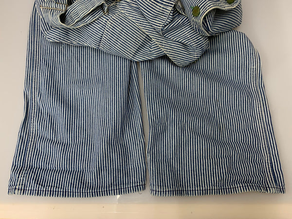 オシュコシュ OSHKOSH 70s ッコリーストライプ オーバーオール つなぎ・オーバーオール ブルー 38/9サイズ 201MB-1044