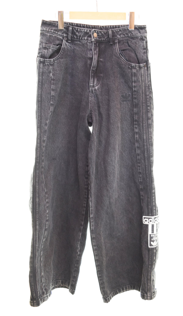 アディダス adidas ブレイクデニムジーンズ ワイドパンツ IS2853