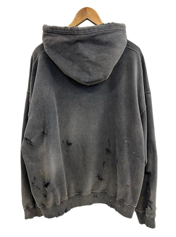 ネイバーフッド NEIGHBORHOOD avage Sweatparka 伊勢丹限定 サベージスウェットパーカ パーカー ヴィンテージ加工 ダメージ加工  2320KNH-CSM02S パーカ グレー Lサイズ 101MT-4550