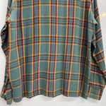 【曜日割引対象外】 ヴィンテージ vintage 60's 70's D'AVELLA USA製 レーヨン チェックシャツ 長袖シャツ グリーン Mサイズ 201MT-4268 VB