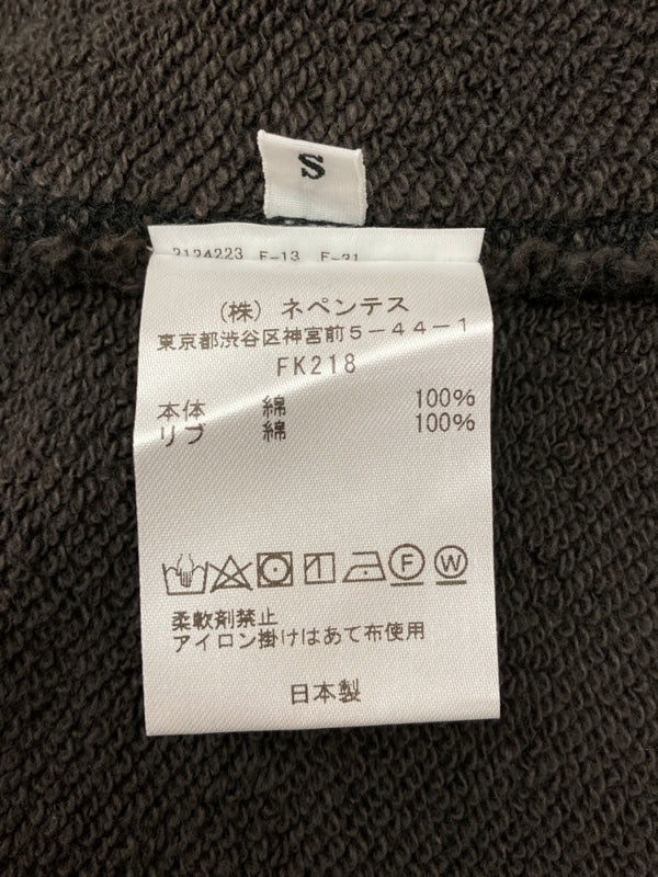 ニードルス Needles 19AW SWEAT HOODY PAPILLON PRINT スウェット フーディー パーカー プルオーバー バタフライ 蝶々 茶 FK218 パーカ プリント ブラウン Sサイズ 104MT-1088