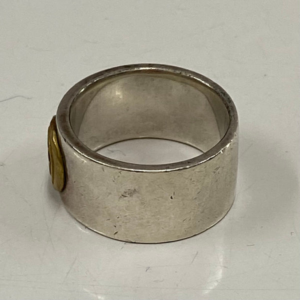 【中古】クライミー CRIMIE BRASS × SILVER 925 21号 メンズジュエリー・アクセサリー 指輪・リング シルバー 201goods-648