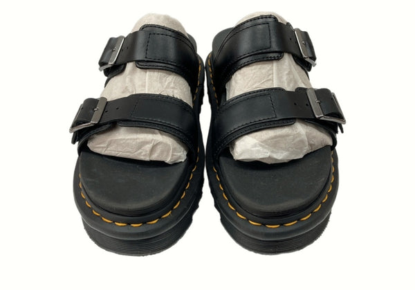 ドクターマーチン Dr.Martens MYLES SANDAL マイルズ サンダル SoftWair スライド レザー 厚底 UK6 黒 23523001 レディース靴 サンダル その他 ブラック 25cm 104-shoes549