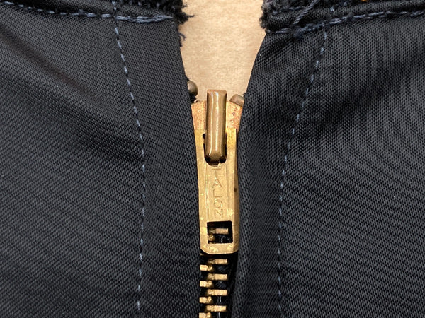 リアルマッコイズ  THE REAL McCOY'S JOE McCOY ジョーマッコイ BOMBER BARONS サテン 刺繍 スカジャン ジップアップ アウター 黒 ジャケット スカル ブラック Sサイズ 104MT-1274