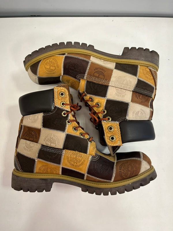 ティンバーランド Timberland 限定2000足 パッチワーク プレミアムブーツ 茶 26026 メンズ靴 ブーツ その他 ベージュ 27cm 101sh-2412