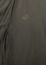 ワイズ Y's 山本耀司 ロング シャツワンピース LONG SHIRT ONE-PIECE スタントカラー オープンカラー 2way BLACK 黒 YQ-D12-207 ワンピース 無地 ブラック SIZE2 104LT-100