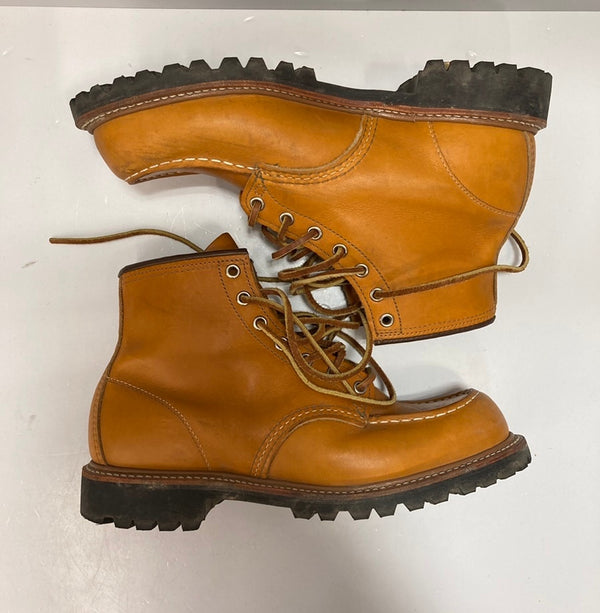 レッドウィング RED WING 9879 アイリッシュセッター  ゴールドラセット 6インチ モックトゥ レザーブーツ ワークブーツ メンズ靴 ブーツ ワーク ブラウン 81/2 E 101-shoes1778