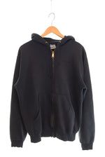 カーハート Carhartt 90s フルジップフーディー 刺繍ロゴ 90's ジップアップパーカー パーカ ブラック 103MT-3472