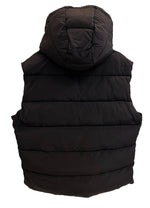 ディーゼル DIESEL 2WAY Puffer vest ベスト 中綿 フード取り外し可 ベスト ブラック Lサイズ 101MT-4545